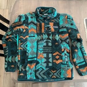 Columbia fleece 1/4 snap pullover.